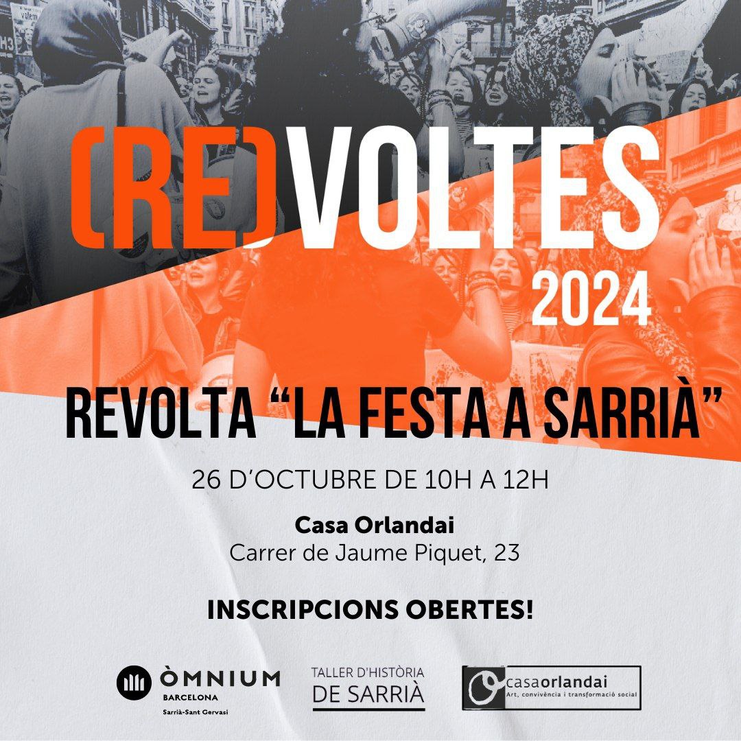 (Re)volta La Festa a Sarrià